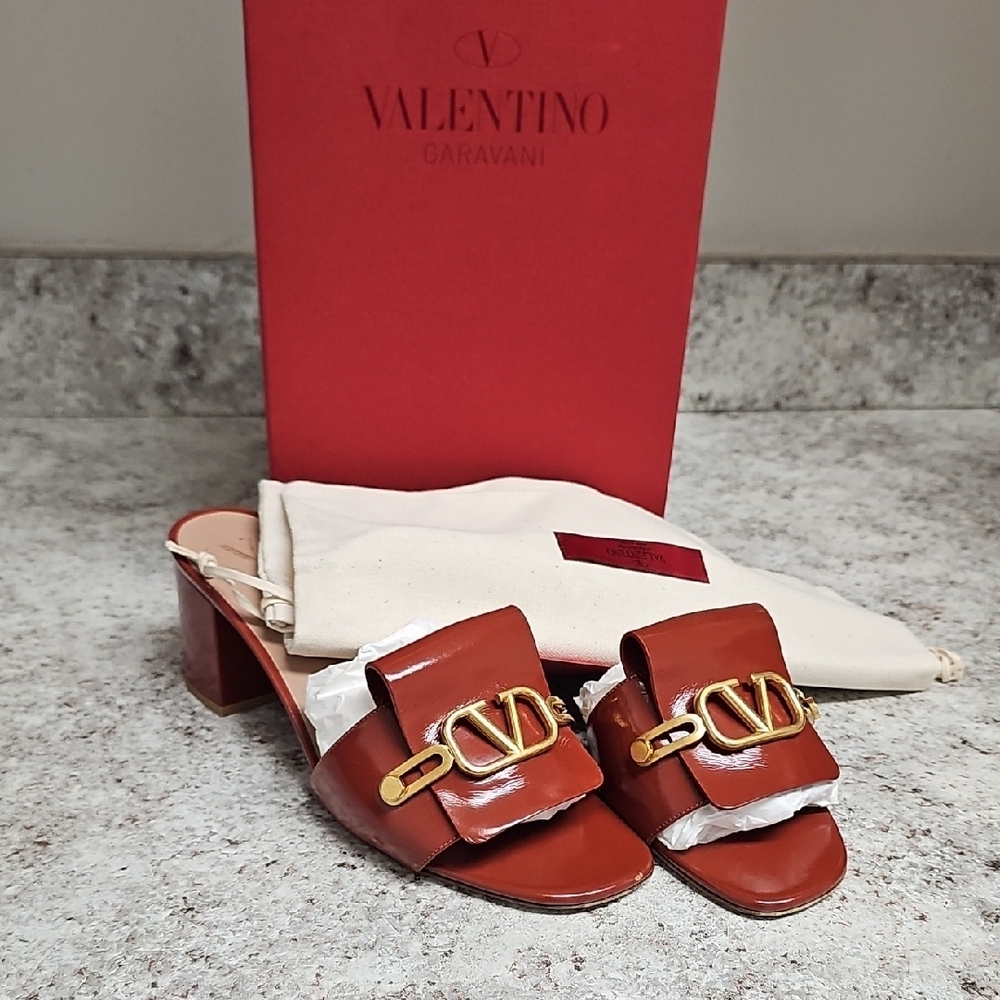 Valentino Garavani Women's Brown Mules